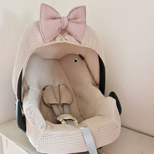 Afbeelding in Gallery-weergave laden, Maxi Cosi hoes Rock Kato zand oudroze katoen plant wafel