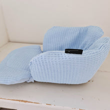 Afbeelding in Gallery-weergave laden, Maxi Cosi hoes Pebble 360 Joey lichtblauw babyblauw wafel