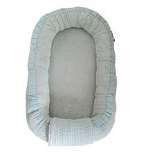 Afbeelding in Gallery-weergave laden, Babynestje Harper in 30 kleuren wafel badstof