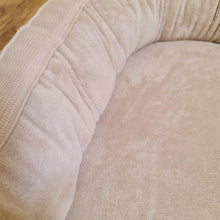 Afbeelding in Gallery-weergave laden, Babynestje New York naturel zand beige wafel jersey bamboe badstof