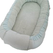 Afbeelding in Gallery-weergave laden, Babynestje Harper in 30 kleuren wafel badstof