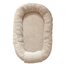 Afbeelding in Gallery-weergave laden, Babynestje Izzy zand grove wafel badstof