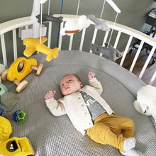 Afbeelding in Gallery-weergave laden, Boxkleed Amsterdam - in 30 kleuren - wafel - rond