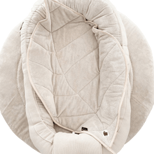 Afbeelding in Gallery-weergave laden, Onderlegger in bladvorm-in de box-babynestje-bed-ledikant-box