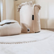 Afbeelding in Gallery-weergave laden, Boxbekleding-boxkleed-boxomranding-beige-luxe strikken-bumper