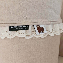 Afbeelding in Gallery-weergave laden, Boxbekleding-boxkleed-boxomranding-luxe strikken-bumper-beige