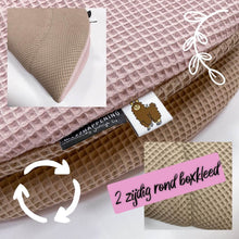 Afbeelding in Gallery-weergave laden, Boxkleed Amsterdam - in 30 kleuren - wafel - rond