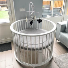 Afbeelding in Gallery-weergave laden, Boxkleed Amsterdam - in 30 kleuren - wafel - rond