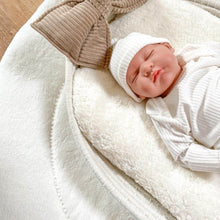 Afbeelding in Gallery-weergave laden, Boxkleed Bamboo - bamboe - zand - beige - rond - rechthoek - vierkant