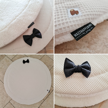 Afbeelding in Gallery-weergave laden, Boxkleed Dani - in 30 kleuren - wafel - strik - rond