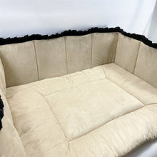 Afbeelding in Gallery-weergave laden, Boxkleed Estee-suedine-beige-luxe stof-rond-rechthoek-vierkant