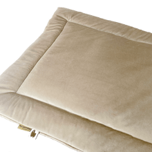 Afbeelding in Gallery-weergave laden, Boxkleed Luxury Velvet-zand-beige-rechthoek-rond of vierkant