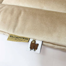 Afbeelding in Gallery-weergave laden, Boxkleed Luxury Velvet-zand-beige-rechthoek-rond of vierkant