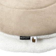 Afbeelding in Gallery-weergave laden, Boxkleed RibTeddy-rond-ribvelours-teddy-zand-ecru-in diverse kleuren