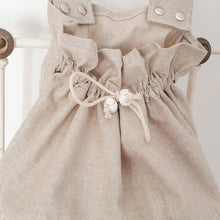 Afbeelding in Gallery-weergave laden, Boxzak Noella - linnen - katoen - broderie - zand - creme - landelijk