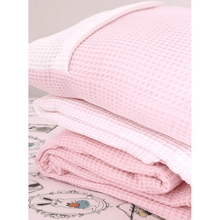 Afbeelding in Gallery-weergave laden, Dekbedovertrek Sjieke Wafeltjes - lichtroze - wit - wafel - wyber