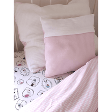 Afbeelding in Gallery-weergave laden, Dekbedovertrek Sjieke Wafeltjes - lichtroze - wit - wafel - wyber