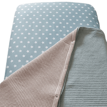 Afbeelding in Gallery-weergave laden, Babydekentje Paris – in 30 kleuren – wafel – dubbel laags - klikbaar