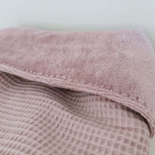 Afbeelding in Gallery-weergave laden, Dekje Bamboe - oudroze - wafel - bamboe badstof in 4 kleuren