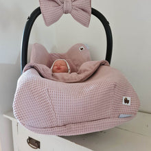 Afbeelding in Gallery-weergave laden, Dekje Bamboe - oudroze - wafel - bamboe badstof in 4 kleuren