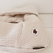 Afbeelding in Gallery-weergave laden, Dekje Lauryn - wafel - strikje - in 30 kleuren