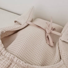 Afbeelding in Gallery-weergave laden, Dekje Lauryn - wafel - strikje - in 30 kleuren