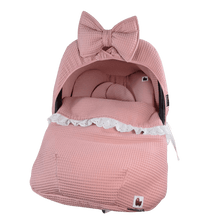 Afbeelding in Gallery-weergave laden, Dekje Naya - wafel - broderie - in 31 kleuren