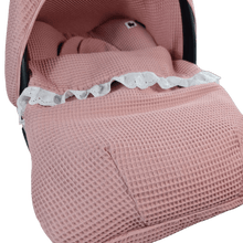 Afbeelding in Gallery-weergave laden, Dekje Naya - wafel - broderie - in 31 kleuren