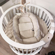 Afbeelding in Gallery-weergave laden, Babynestje Hazel in 30 kleuren wafel minky velours