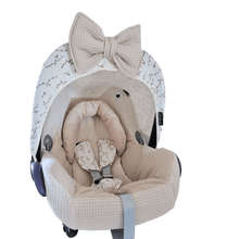 Afbeelding in Gallery-weergave laden, Maxi Cosi hoes Cabrio Willow neutraal wilgen wafel zand