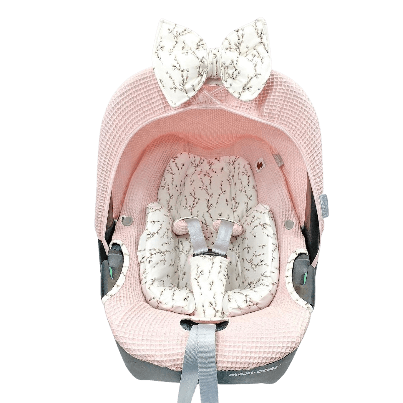 Maxi Cosi hoes Pebble 360 Willow zalmroze willow wafel