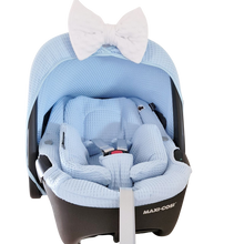 Afbeelding in Gallery-weergave laden, Maxi Cosi hoes Pebble 360 Joey lichtblauw babyblauw wafel