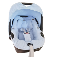 Afbeelding in Gallery-weergave laden, Maxi Cosi hoes Pebble 360 Joey lichtblauw babyblauw wafel