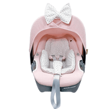 Afbeelding in Gallery-weergave laden, Maxi Cosi hoes Pebble 360 Nina zalmroze goud druppel wafel