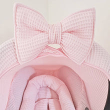 Afbeelding in Gallery-weergave laden, Maxi Cosi hoes Cabrio Bobbie lichtroze wafel badstof