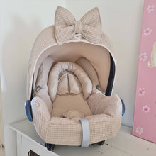 Afbeelding in Gallery-weergave laden, Maxi Cosi hoes Cabrio Bobbie karamel wafel badstof