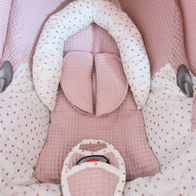 Afbeelding in Gallery-weergave laden, Maxi Cosi hoes Cabrio Nina oudroze licht goud wafel