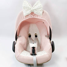 Afbeelding in Gallery-weergave laden, Maxi Cosi hoes Pebble Plus Nina - zalmroze - goud - druppel - wafel