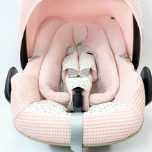 Afbeelding in Gallery-weergave laden, Maxi Cosi hoes Pebble Plus Nina - zalmroze - goud - druppel - wafel