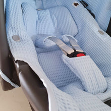 Afbeelding in Gallery-weergave laden, Maxi Cosi hoes Pebble 360 Joey lichtblauw babyblauw wafel