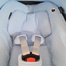 Afbeelding in Gallery-weergave laden, Maxi Cosi hoes Pebble 360 Joey lichtblauw babyblauw wafel