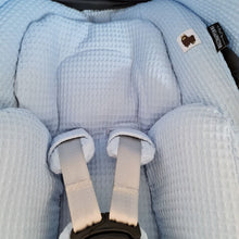 Afbeelding in Gallery-weergave laden, Maxi Cosi hoes Pebble 360 Joey lichtblauw babyblauw wafel