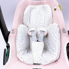 Afbeelding in Gallery-weergave laden, Maxi Cosi hoes Pebble 360 Nina zalmroze goud druppel wafel