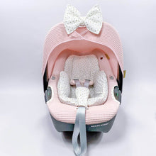 Afbeelding in Gallery-weergave laden, Maxi Cosi hoes Pebble 360 Nina zalmroze goud druppel wafel