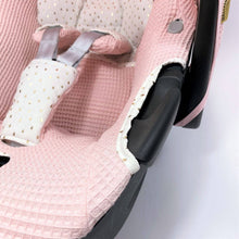 Afbeelding in Gallery-weergave laden, Maxi Cosi hoes Pebble 360 Nina zalmroze goud druppel wafel