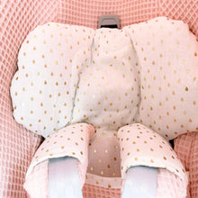 Afbeelding in Gallery-weergave laden, Maxi Cosi hoes Pebble 360 Nina zalmroze goud druppel wafel