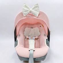 Afbeelding in Gallery-weergave laden, Maxi Cosi hoes Pebble 360 Nina zalmroze goud druppel wafel