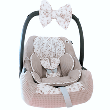 Afbeelding in Gallery-weergave laden, Maxi Cosi hoes Cabriofix i-Size (Tinca) Kato taupe neutraal bloemen