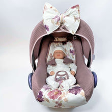 Afbeelding in Gallery-weergave laden, Maxi Cosi hoes universeel aquarel bloemen mauve