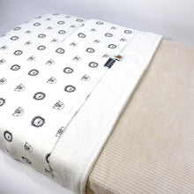 Afbeelding in Gallery-weergave laden, Laken Jungle - gebroken wit - leeuwtje - tijger - in 5 kleuren